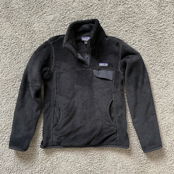 Women’s Patagonia fleece - black - synchilla snap-T - Picture 1 of 2